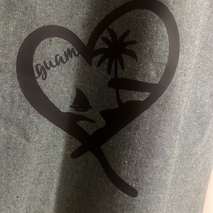 Guam Seal Heart Canvas Bag